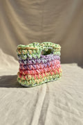 Mini Tote-Rainbow Pastel