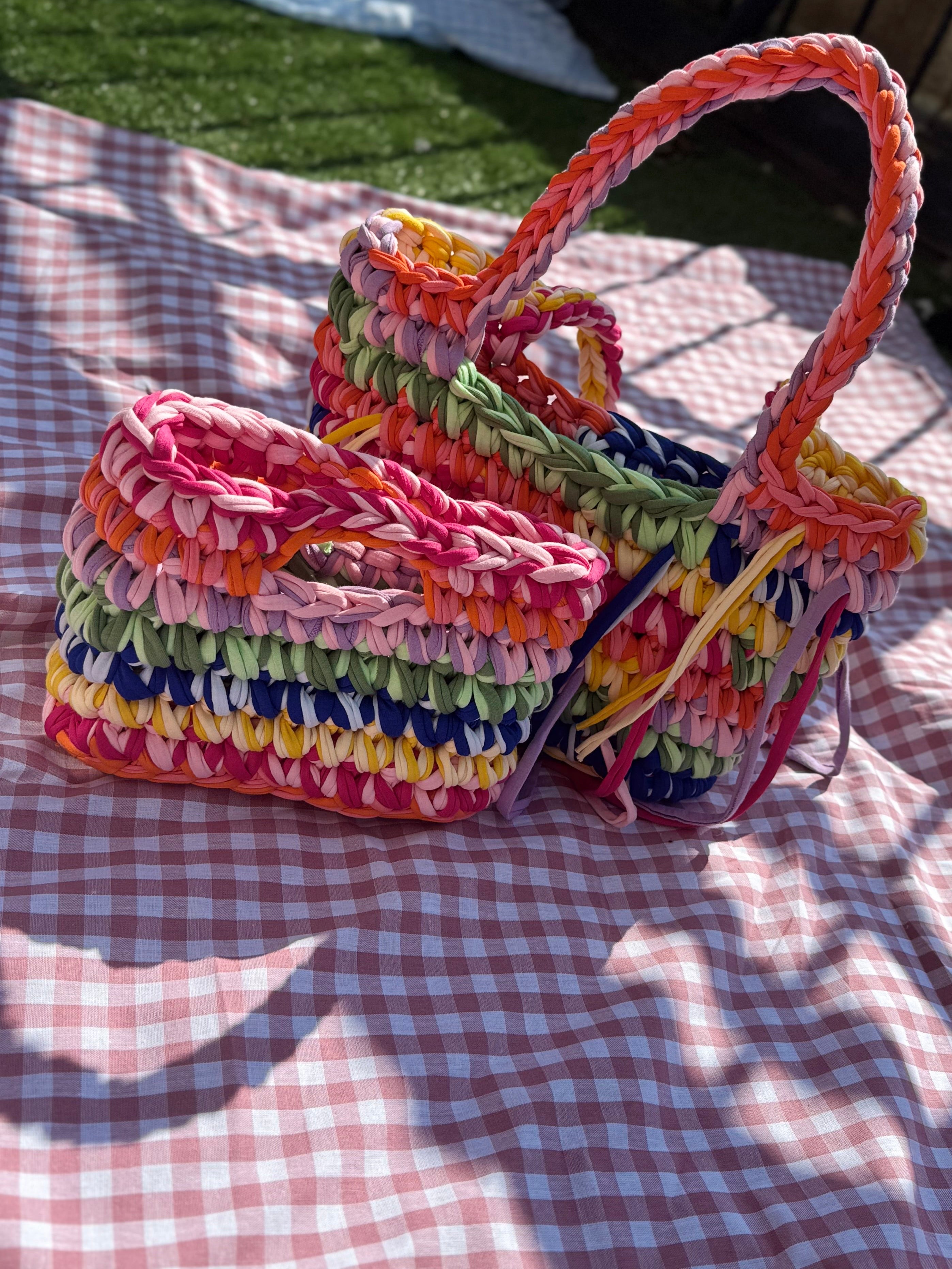 Mini Tote-Rainbow Bright